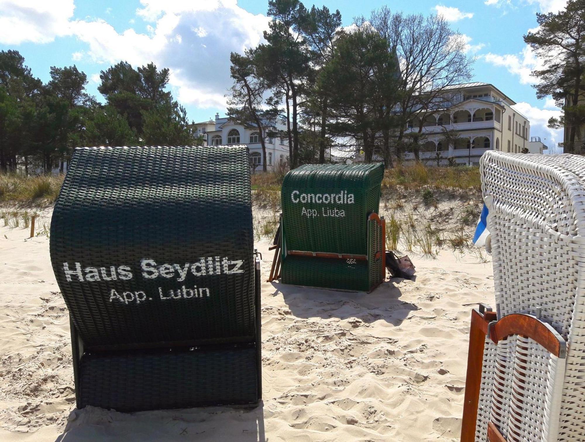 Haus "Seydlitz" In Binz - Wg15 "Lubin" Mit Terrasse Strandnah エクステリア 写真